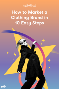 Photo of a woman in sunglasses striking a dramatic pose in a trendy black trench coat on a colorful gradient background with the blog post title.